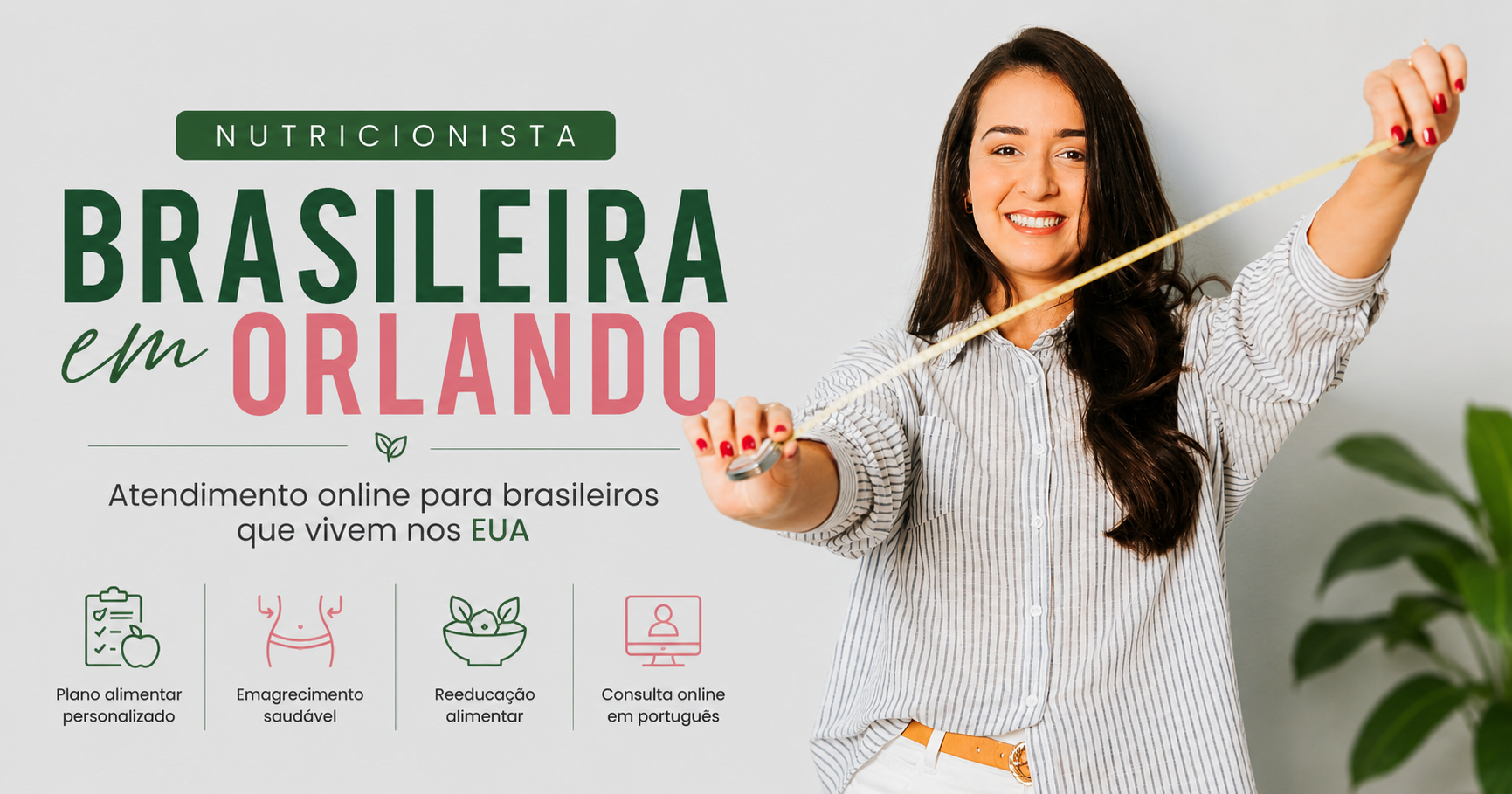 Nutricionista Brasileira em Orlando: Atendimento Online para Brasileiros nos EUA