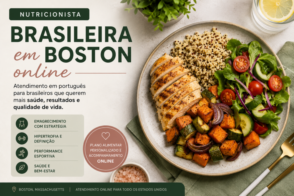Nutricionista brasileira em Boston online